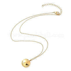 Ожерелья с подвесками в виде созвездий из нержавеющей стали 304 с прозрачным кубическим цирконием NJEW-R021-02G-01