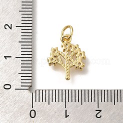 Реечное покрытие латунь с подвесками из кубического циркония&nbsp;KK-Z086-10G-01