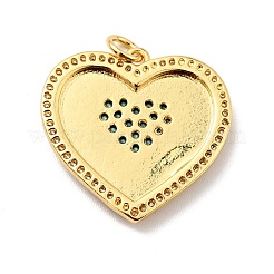 Латунные микро проложить кубического циркония подвески KK-E015-18G