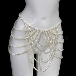 Chaîne De Taille Réglable Perles Multicouches - Bijou Décoratif Pour Jeans, Robes, Maillots - Cadeau