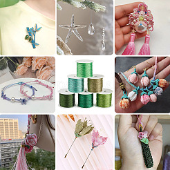 6 рулон 6 цвета 6-слойная полиэстеровая металлизированная нить OCOR-TA0003-11D