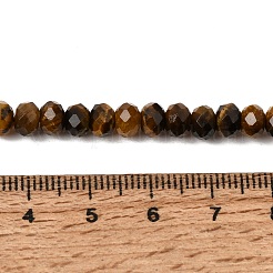 Natürlichen Tigerauge Perlen Stränge&nbsp;G-N0179-03-6x4mm-01