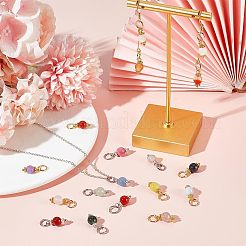 144шт 24 стиля натуральные подвески из драгоценных камней&nbsp;PALLOY-GO00024