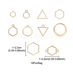 Подвески и звенья с открытой спиной из сплава PALLOY-YWC0002-01LG