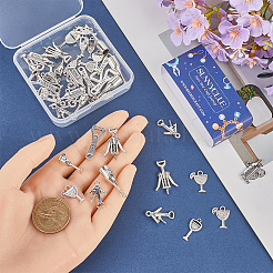 54шт 9 стиля подвески из сплава в тибетском стиле FIND-SC0010-71