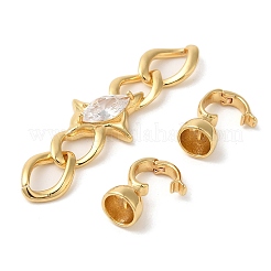 Застежки-бабочки из латуни KK-A227-30G