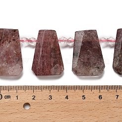 Природного кварца клубники нитей бисера&nbsp;G-H078-A02-01