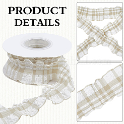 10 м льняной ленты для шитья украшений&nbsp;OCOR-WH20007-03C