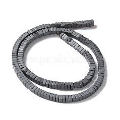 Матовые гальванические нити немагнитных синтетических гематитовых бусин G-I175-04B-A