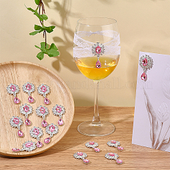 16pcs Legierung Strass Cabochons&nbsp;ALRI-FG0001-05D