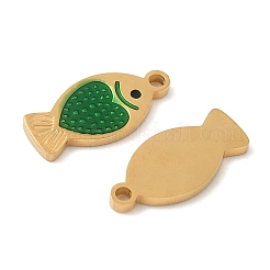 Подвески из нержавеющей стали 304 с эмалью&nbsp;STAS-U057-31G