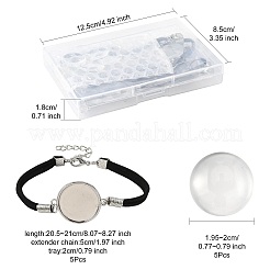 Изготовление браслета из замши 5шт. MAK-FS0001-06