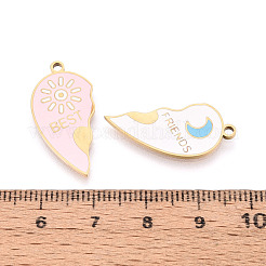 Подвески из нержавеющей стали 304 с эмалью&nbsp;STAS-T074-03G