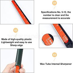 Кольцевой оправочный станок для восковых трубок TOOL-WH0148-01