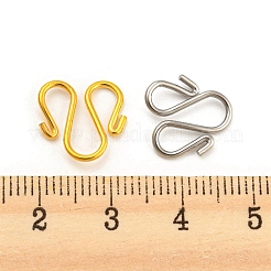 60 шт. 2-х цветные застежки-крючки из нержавеющей стали марки 304&nbsp;STAS-UN0050-71