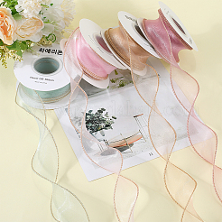 4 рулон ленты из полиэстеровой органзы 4 цветов&nbsp;PAAG-CY0001-03A