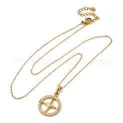 Ожерелья с подвеской в виде шлема из нержавеющей стали 304 с кристаллами и стразами NJEW-Z057-02B-G