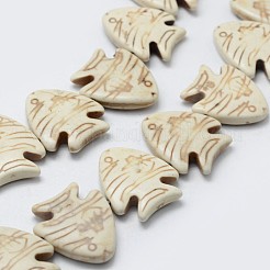 Бусины из синтетического магнезита G-P228-55