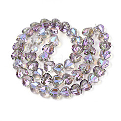 Гальванизируйте прозрачное стекло бисер нитей&nbsp;EGLA-B012-AB16