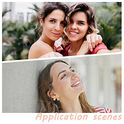 10 пара сережек-гвоздиков из сплава 10 стилей&nbsp;EJEW-UN0002-48