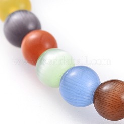 Pulseras de estiramiento de ojo de gato&nbsp;BJEW-JB04590