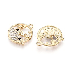 Подвески из сплава и страз PALLOY-T092-18A-G