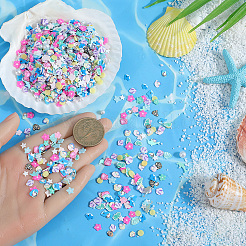 1 набор кабошонов из полимерной глины с морской тематикой&nbsp;MRMJ-SC0001-34