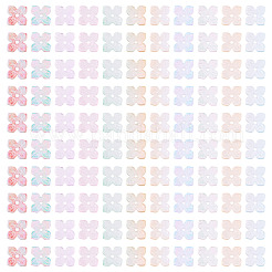 110 шт. 11-цветные прозрачные стеклянные колпачки для бусин&nbsp;DGLA-TA0001-39