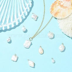 10 шт. подвески из натурального барочного жемчуга Кеши в 10 стилях&nbsp;KK-CJ0003-62