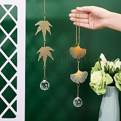 2 шт. латунные ветряные колокольчики ручной работы&nbsp;HJEW-BC0001-18