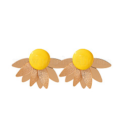 Цветок сплава эмали серьги стержня&nbsp;FS-WG688C9-03