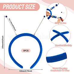 Elastici per capelli in stoffa e plastica&nbsp;OHAR-TAC0020-01A