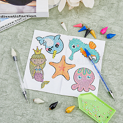 2 шт. пластиковые ручки для создания страз для нейл-арта MRMJ-FH0001-36