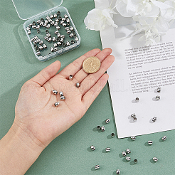 Европейские бусины из нержавеющей стали 304 STAS-DC0015-66