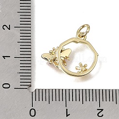 Ciondoli smaltato in ottone&nbsp;KK-CBAEEA8-02G-01