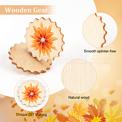 Morceaux de bois non finis&nbsp;WOOD-WH0027-70