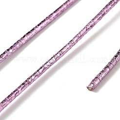 レーザーPUレザーコード  DIYのジュエリーには  ミディアム蘭  2mm  約98~100 M /バンドル&nbsp;AJEW-I070-A15
