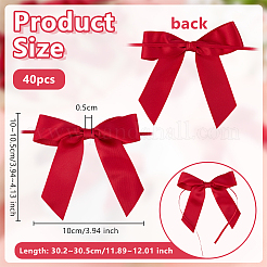 Полиэстеровый бант для упаковки подарочных коробок&nbsp;DIY-WH0899-483A