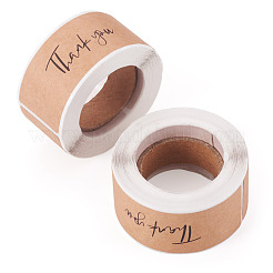 2 рулон прямоугольных бумажных наклеек с надписью «Спасибо»&nbsp;DIY-TA0013-47B