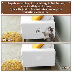 Льняная самоклеящаяся ткань DIY-WH0580-40A-01