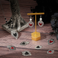 24шт 6 стиля подвески из сплава с эмалью&nbsp;ENAM-SC0005-05