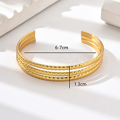 201 трехслойный браслет-манжета из нержавеющей стали RJ3221-1