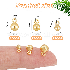 60шт 3 стильные латунные подвески&nbsp;KK-PH0006-02