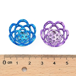 Колпачки для бусин из АБС-пластика с УФ-покрытием OACR-D316-04C