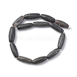 Естественные выветрившиеся агатовые бусины G-P570-C01-01