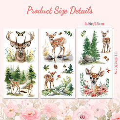 3 foglio 3 stili adesivi decorativi impermeabili in pvc&nbsp;DIY-WH0404-142