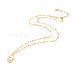 Ensembles de colliers à pendentif étoile et fille&nbsp;NJEW-JN03137-04
