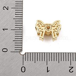 Латунные микро проложить кубического циркония бусы KK-K371-48G