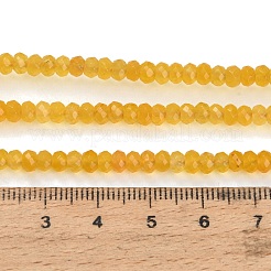 Gefärbt natürlichen weißen Jade Perlen Stränge&nbsp;GG-CBAF9EE-A02-3x4mm