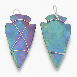 Гальванические немагнитная синтетические гематит подвески&nbsp;G-T094-01B